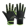 thumbnail image 1 of Wipya Touchscreen Gloves for Men Non-Slip Windproof Thermal Riding Gloves Full Finger Workout Gloves for Cycling and Outdoor Sports Green, 1 of 6