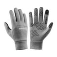 thumbnail image 1 of Wipya USB Heated Gloves Rechargeable Winter Hand Warmers With Multiple Heat Settings For Hiking Driving Running And Outdoor Sports M Size Grey, 1 of 9