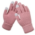 thumbnail image 1 of Wipya Winter Touch Screen Gloves for Women and Men Thermal Knitted Texting Gripper Snowflake Pattern Cold Weather Pair, 1 of 3