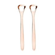 Wiradney Beauty Tools Tongue Scraper Professional Stainless Steel Tounge Scrappers for Oral Care Clean Makeup A