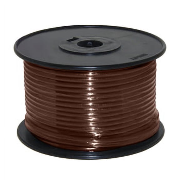 Wire 14 AWG Brown 100ft Roll UL Fine Strand Tinned Copper Pro # 14BR Cross Ref #: