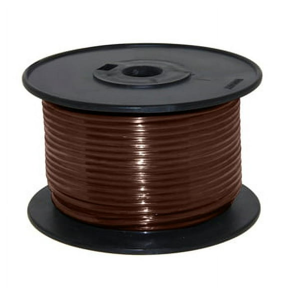 Wire 16 AWG Brown 100ft Roll UL Fine Strand Tinned Copper Pro # 16BR Cross Ref #: