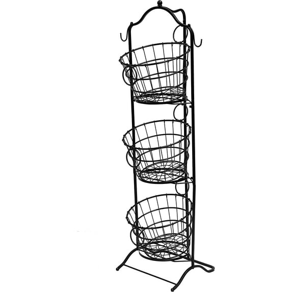 Wire Basket, Antique Black