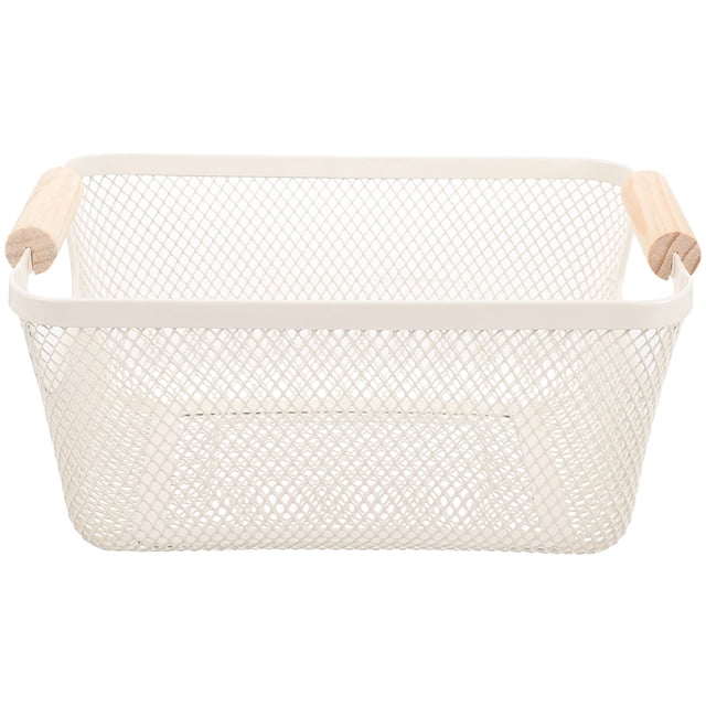 Wire Basket Decorative Storage Basket Wrought Iron Handheld Bathroom Basket - Walmart.com