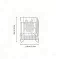 thumbnail image 1 of Wire Basket Wire Kitchen Basket, Egg Fruit Snack Storage Organizer, Decorative Countertop Display Rack with Chick Design, Wrought Iron Holder Kitchen Storage Basket, 1 of 5