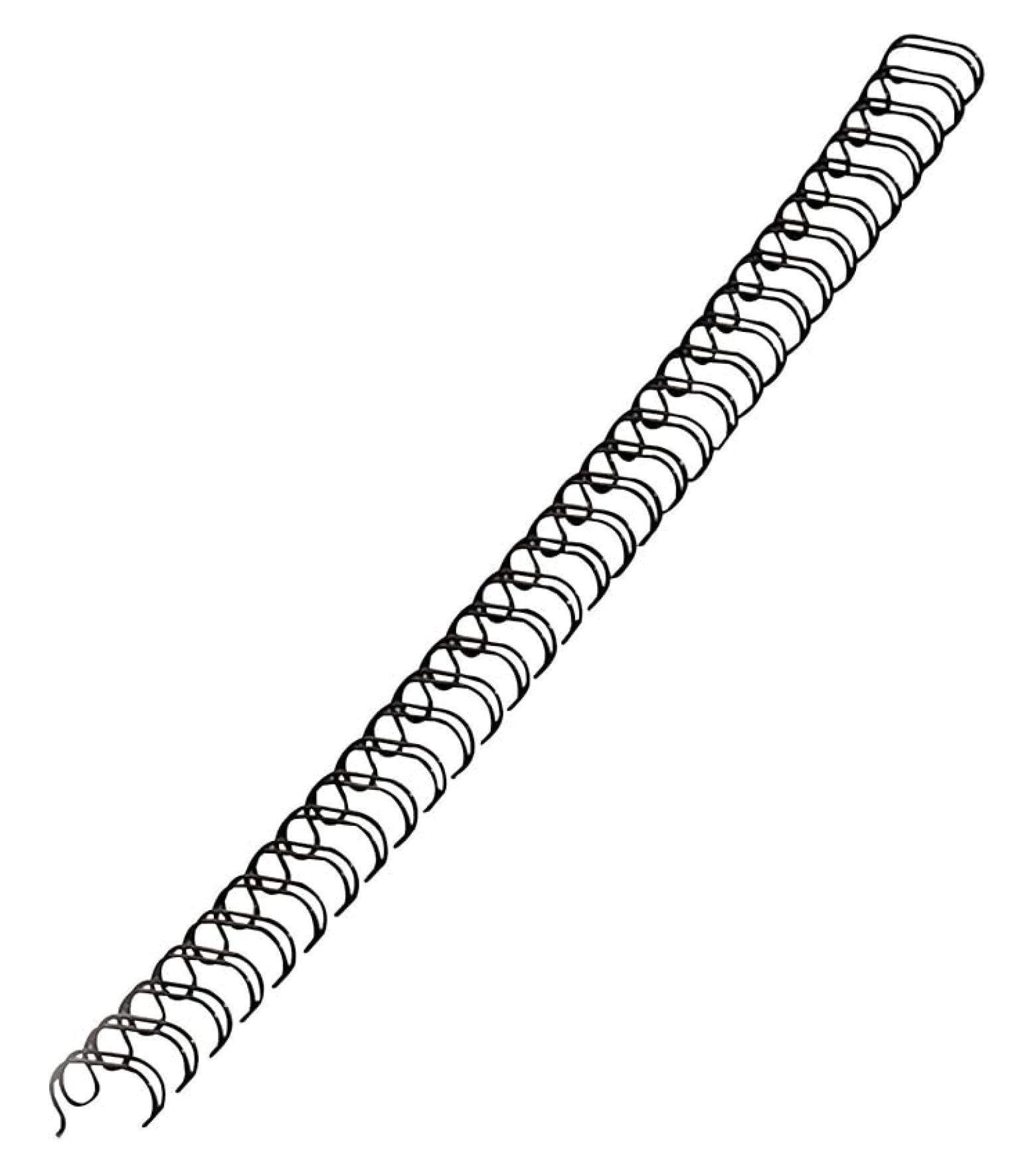Rayson WR21159BK Wire Binding Spines, 2:1 Pitch Double Loop Binding Wires 5/8 Inch, 21-Loop Wire - View #4