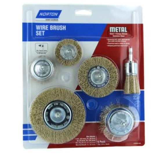 Wire Brush Cup Set - 6 Piece