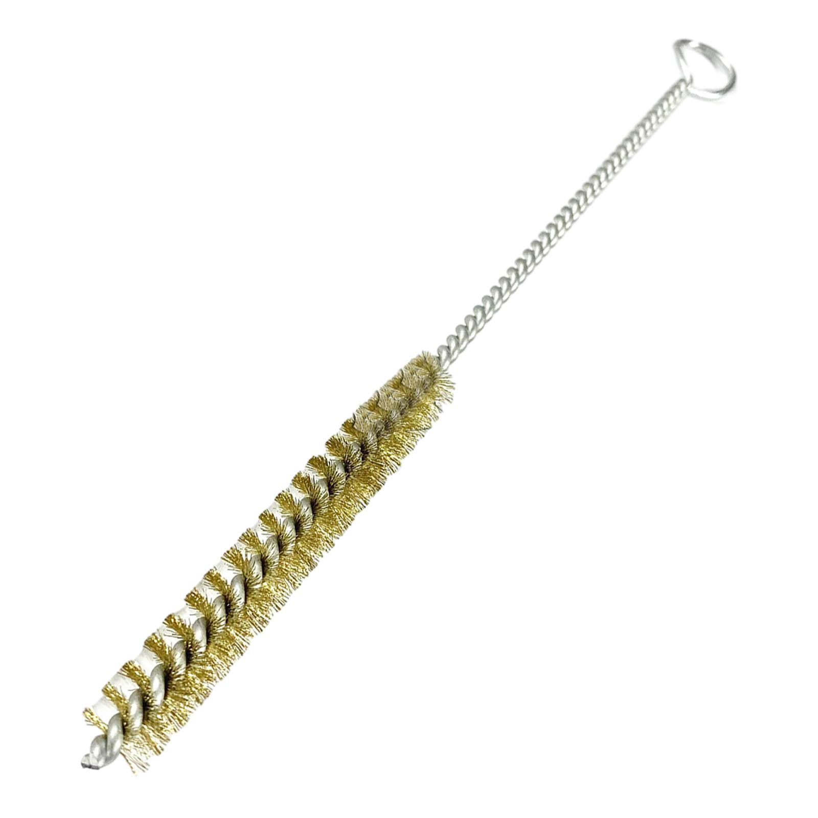 Wire Brush Pipe Cleaning Brush for Narrow Neck Skinny Space, Rust