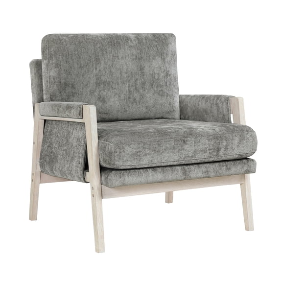 Wire - Brushed Gray Finish / Stylish Chair for Primary Spaces