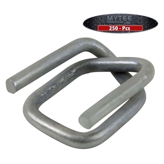 Wire Buckle Galvanized 1-1/4" (250 pcs per Box) For Cord Strap Lashing