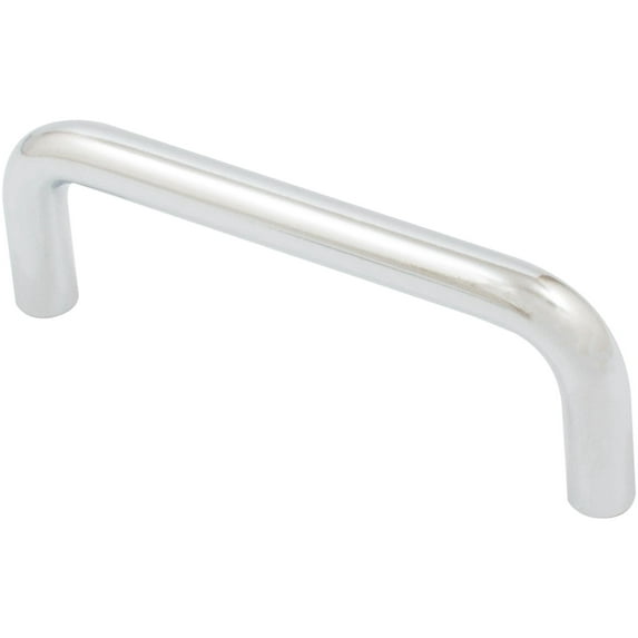 Wire Cabinet Pull, 3 Inches, Polished Chrome by Stone Harbor Hardware