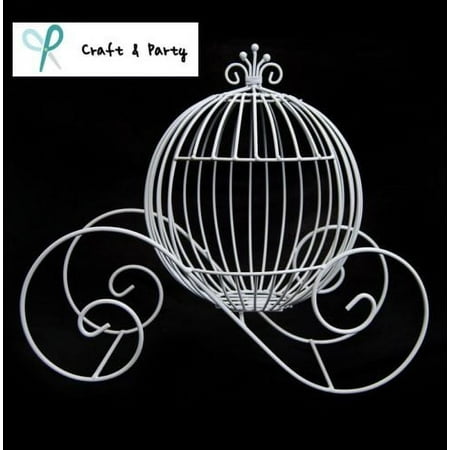 Wire Cinderella Pumpkin Carriage Centerpiece for Weddings, Events, Decoration