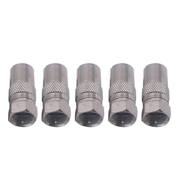 Wire Connectors TV Antenna Adapter Metal Process TV Connector Top Boxes Zinc Alloy 1/5/10pcs Connector Adapter