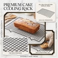 thumbnail image 1 of Wire Cooling Rack, Cooling Rack Baking, 16X10 In, Stainless Steel, Cooling Rack, Cookie Cooling Rack, Baking Racks Cooling, Wire Rack for Cooking, Home and Kitchen, Baking, 1 of 8
