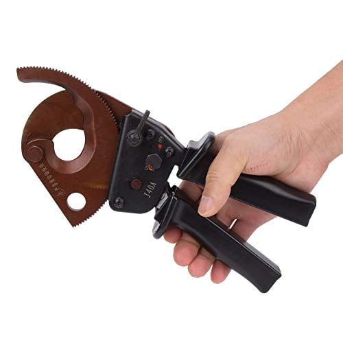 Wire Cutter J40A 300mm Ratchet Industrial Grade Cable Scissors Hardware Hand Operated Cutting Tool,Wire Cable Cutters$$Tools & Hardware Other