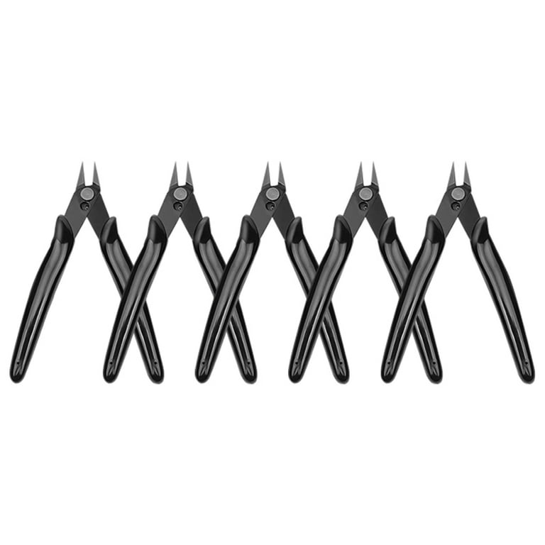 Wire Flush Cutters, Duogalia 5 Pack Zip Tie Cutters for Cable Tie, Floral Wire  Cutters for Artificial Flowers, Wire Cutters for Guitar String and Crafts 