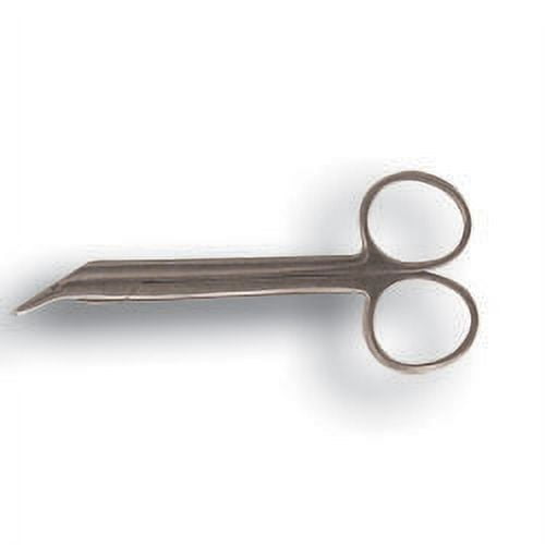 Wire Cutting Scissors 5" Angle Serrated Satin Economy
