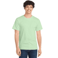 thumbnail image 1 of Wire Delight Men’s Full Cotton Round Neck Short Sleeve T-Shirt, Soft Everyday Tee, Mint Green, L, 1 of 5