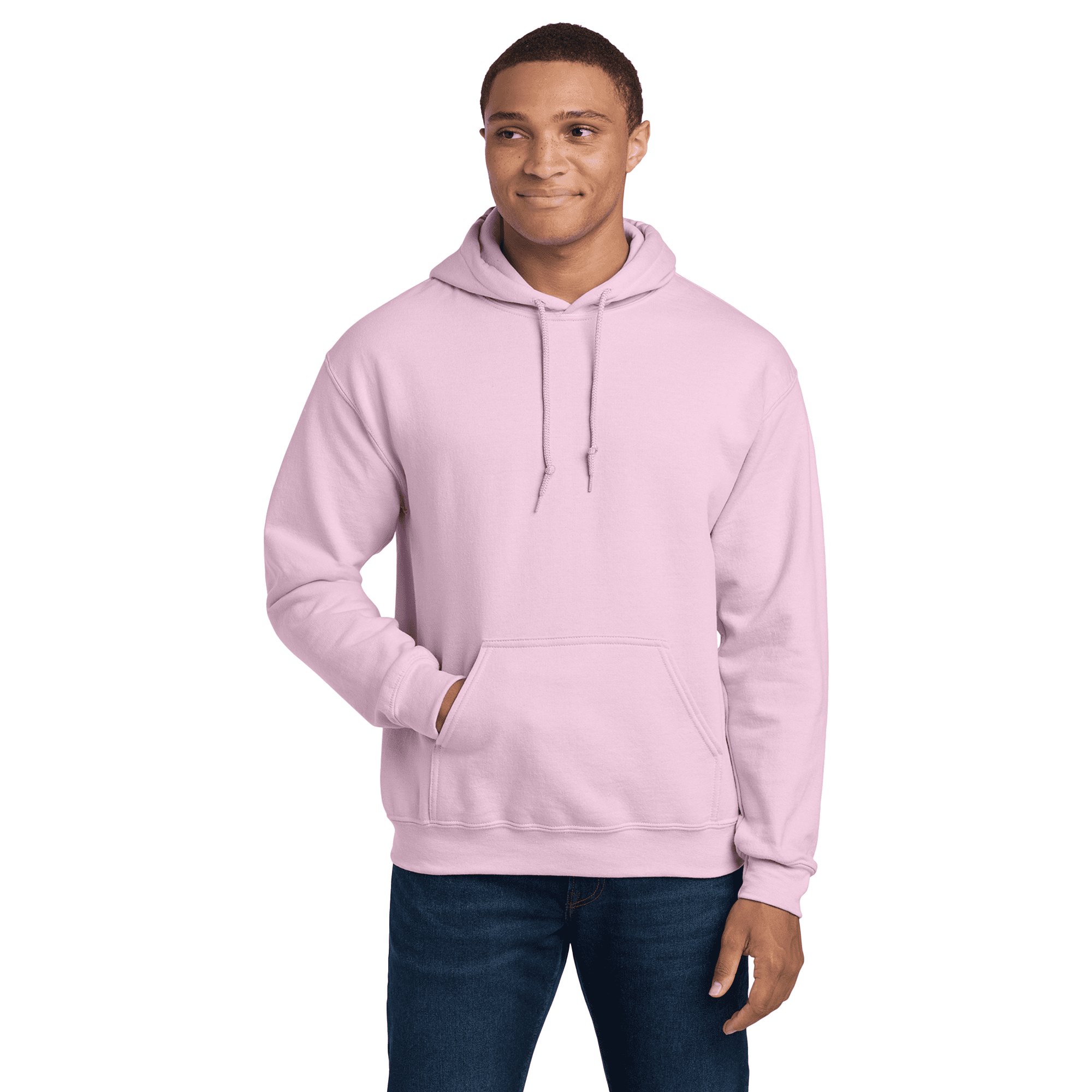 トップス Hooded Sweatshirt Light Pink XL Wire Delight Men's Hoodie, Heavy Blend Casual Pullover Hooded