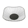 thumbnail image 1 of Wire Dish Stand,Decorative Holder for Serving Fruits,Vegetables or Bread,Creative Table Centerpiece & Kitchen Decor,Fruit Basket Stand,Black,Short version, 1 of 9