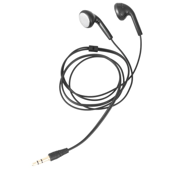 Wire Earbuds 3.5mm Earphones In-Ear Earbuds Laptops Radios Long Cord Earbuds Extension Cable for 3.5mm Devices