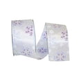 thumbnail image 1 of Wire Edged Snowman Snowflake Shimmer Christmas Ribbon 2 1/2" 20 Yards …, 1 of 1