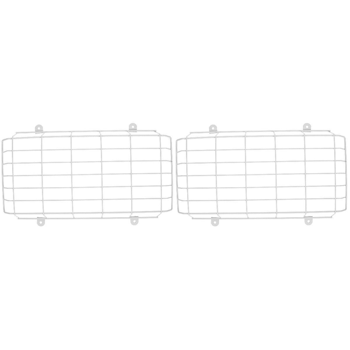 Wire Exit Sign Cage Wallmounted Emergency Light Guard 2 Pieces Outdoor