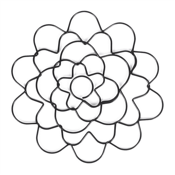 Wire Flower Arranging Tool- Frog, Reusable, Bendable Grid Black 6Inch