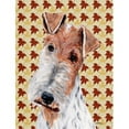 thumbnail image 1 of Wire Fox Terrier Fall Leaves Flag Canvas House Size, 1 of 1