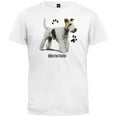 thumbnail image 1 of Wire Fox Terrier Profile White T-Shirt, 1 of 1