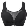 thumbnail image 1 of Wire Free Push Up Bras for Women Bra Wire-Free Underwear Pullover Bra Everyday Underwear V-Neck Lightly Lined Bra Feature Hook and Eye Closure T-Shirt Bra Style Y-314 , Black L, 1 of 2