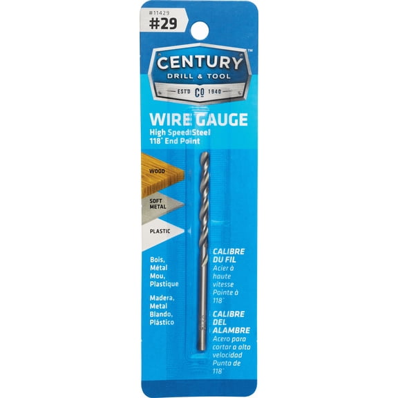 Wire Gauge Drill Bit - Pack of 12 Professional & DIY Use, Standard Battery Platform