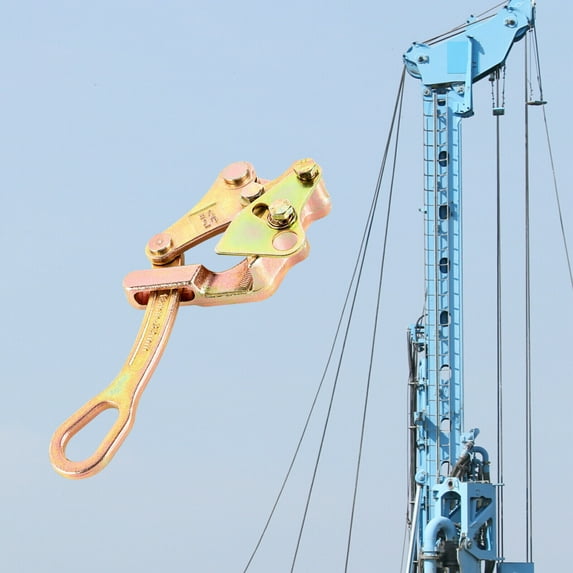 Wire Grip Cable Gripper Puller 6600Lb Cable Clamp 3T Rope Grips Steel Pulling Tool