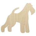 thumbnail image 1 of Wire Hair Fox Terrier Dog Solid Wood Shape Unfinished Piece Cutout Craft DIY Projects - 6.25 Inch Size - 1/4 Inch Thick, 1 of 7