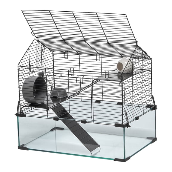 Wire Hamster Cage Habitat 22.8in Pet Rodent Gerbil Mice Small Animal House