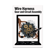 Wire Harness Behind Gear-and-Circuit Assembly - Mechatronics Engineer - 13x19 Poster Print
