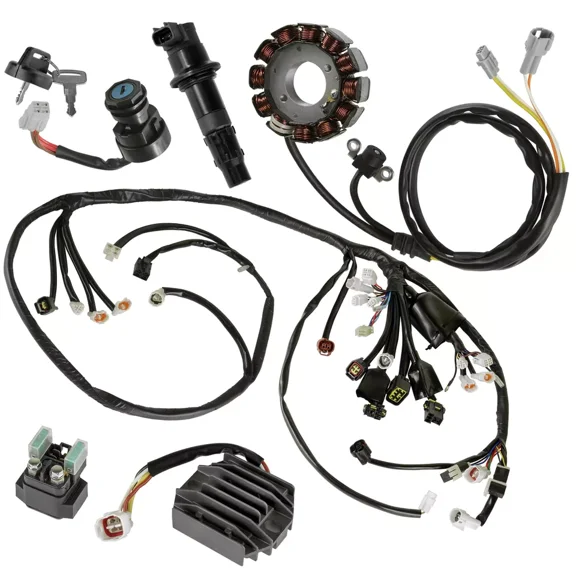 Wire Harness Stator Regulator Coil Kit Fits Yamaha YFZ450V YFZ450 YFZ450SPV 2006