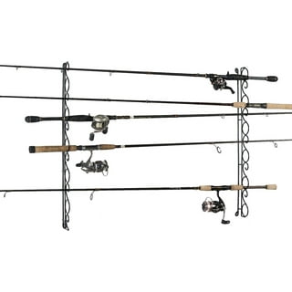 KastKing Patented V15 Vertical Fishing Rod Holder – Wall Mounted Fishing Rod Rack, Store 15 Rods or Fishing Rod Combos in 18 Inches, Great Fishing