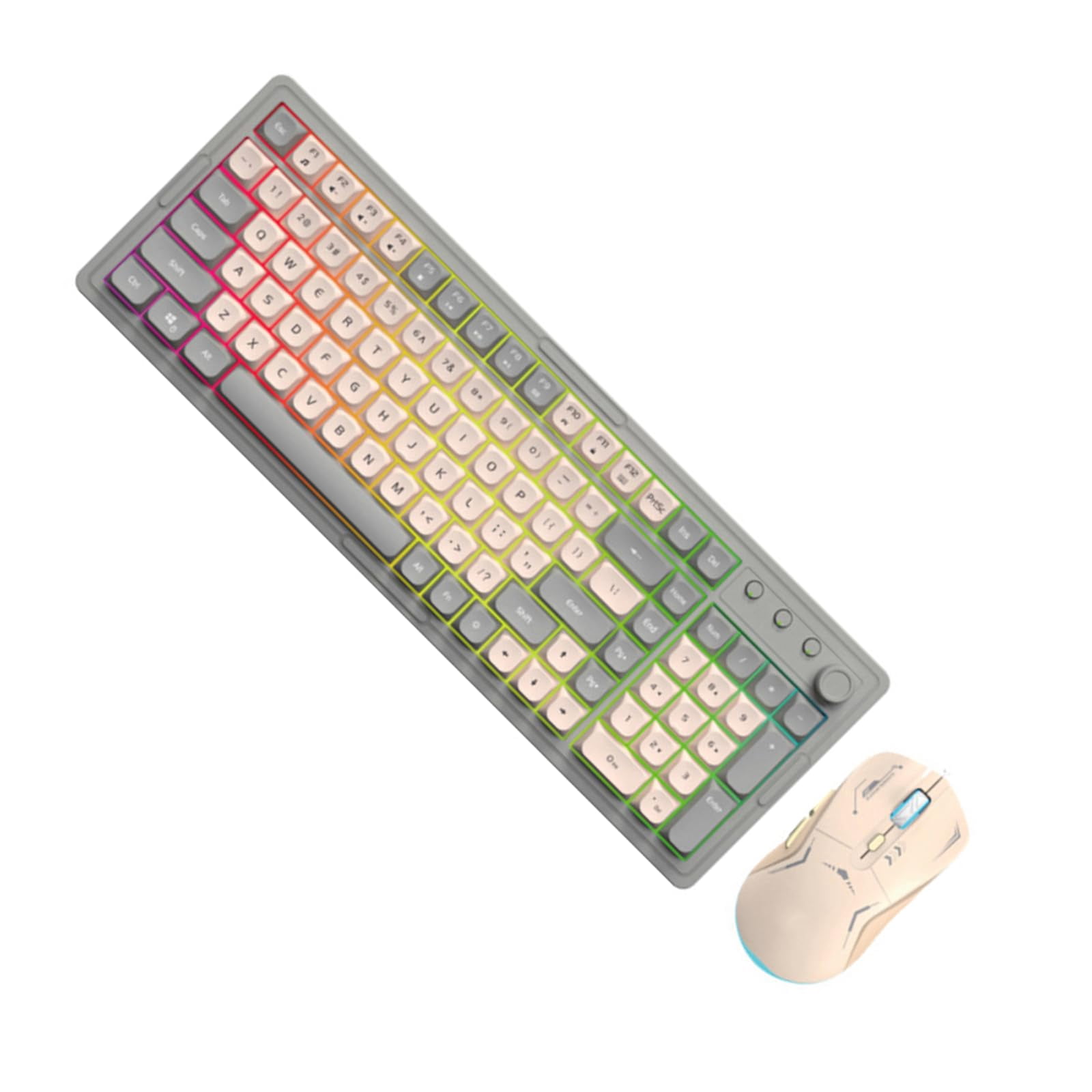 Wire Keyboard Mouse Set with Quiet Key, Spill Resistant Designs ...