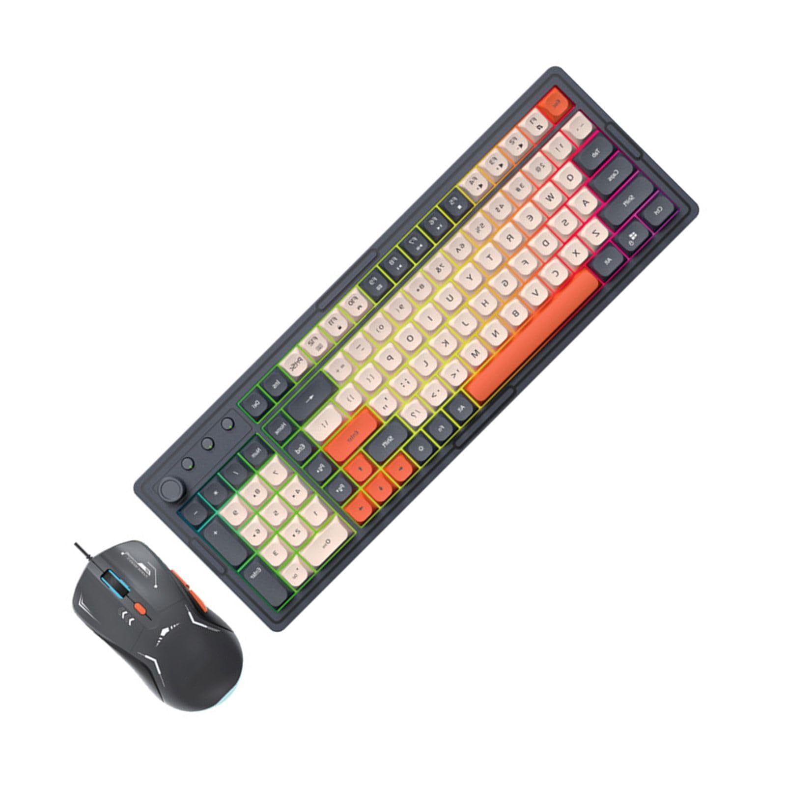 Wire Keyboard Mouse Set with Quiet Key, Spill Resistant Designs ...