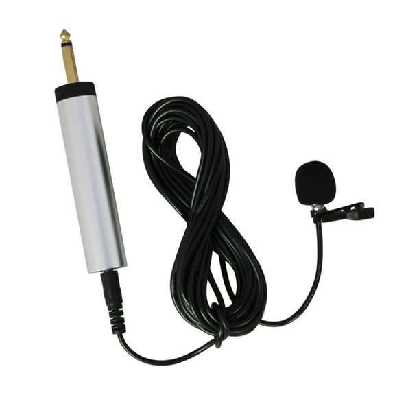 Wire Lavalier Microphone Portable Wire Musical Instrument Mic Pickup Microphone for Guitar Sax Trumpet Violin Piano