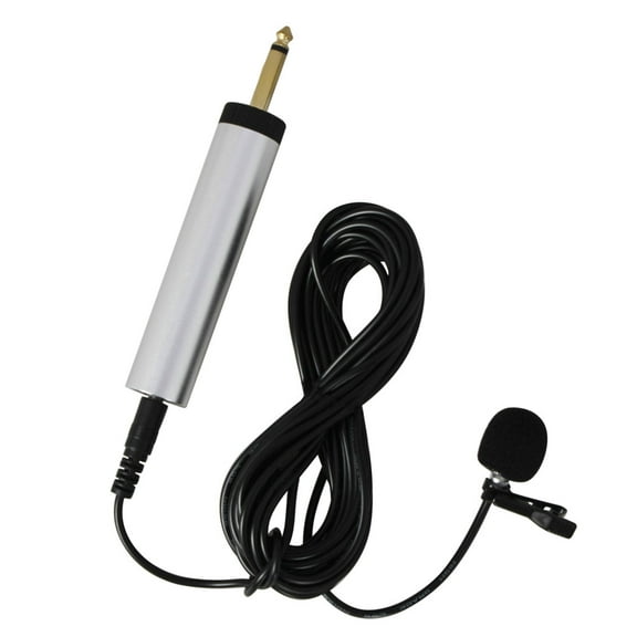 Wire Lavalier Microphone Portable Wire Musical Instrument Mic Pickup Microphone for Guitar Sax Trumpet Violin Piano