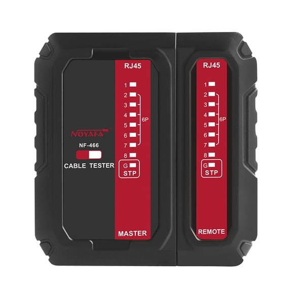 Wire Locator NF-466 Network Cable Tester POE Wire Checker Launcher & Receiver UTP & Cable Continuity Tester RJ45/RJ11/R]12/CAT5/CAT6/CAT7 UTP Wire Testing Tool Telephone Network Line
