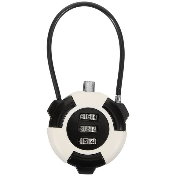 Wire Lock Cable Cabinet Lock 3-digit Combination Padlock Drawer Security Lock