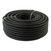 Wire Loom Black 20 Feet 1/2 Split Tubing Hose Cover Auto Home Marine