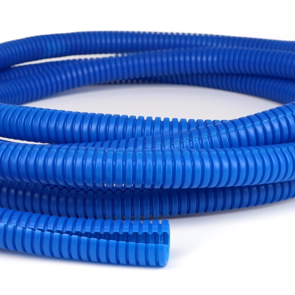 Wire Loom Tubing Blue 0.98in-25ft Cable Protector for Automotive Home Industrial Wires