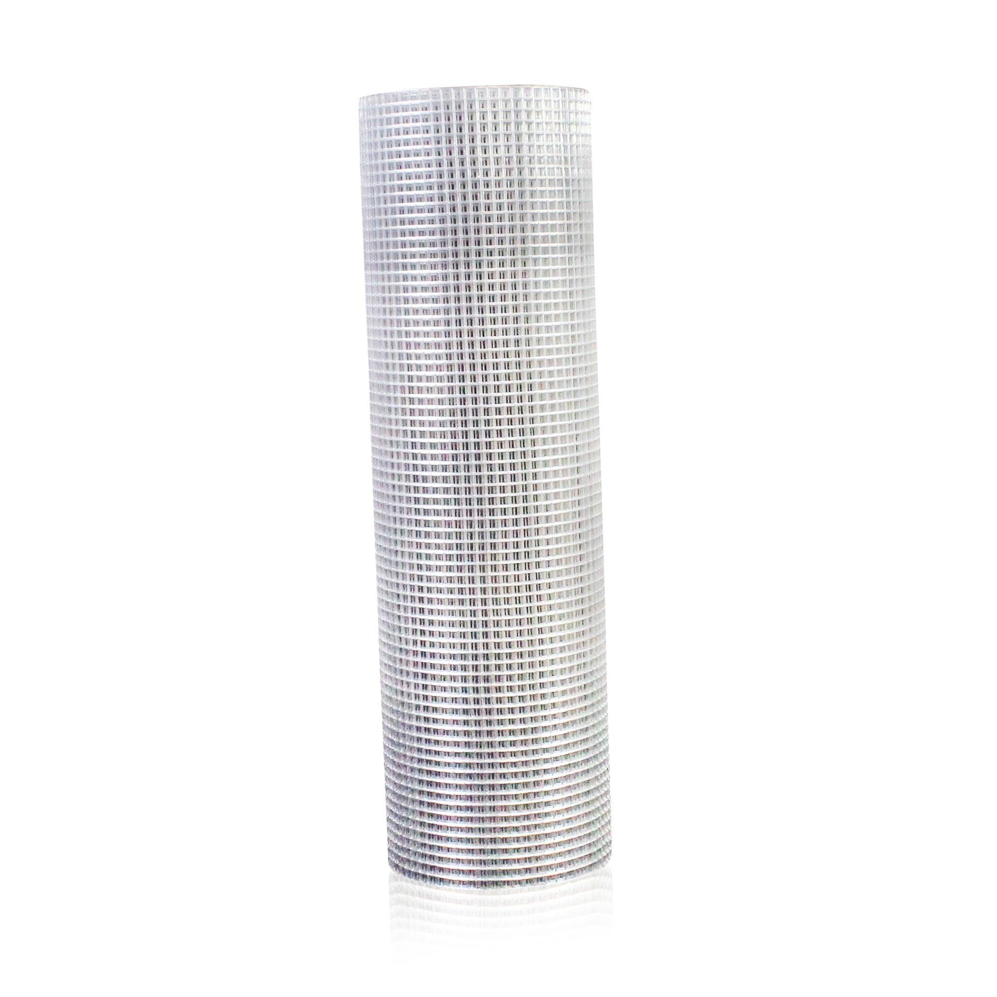 Wire Mesh Fence Roll 60inx50ft, 1/2inchx1/2inch 19GA Galvanized Steel Poultry Netting, Vinyl Coating Metal Wire Hardware Cloth Fence for Garden Yard Animals Plants Protection, Farm Fencing,Silver