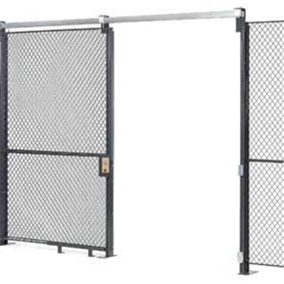 Wire Mesh Gray Sliding Gate - Gray - 8 x 6 in.