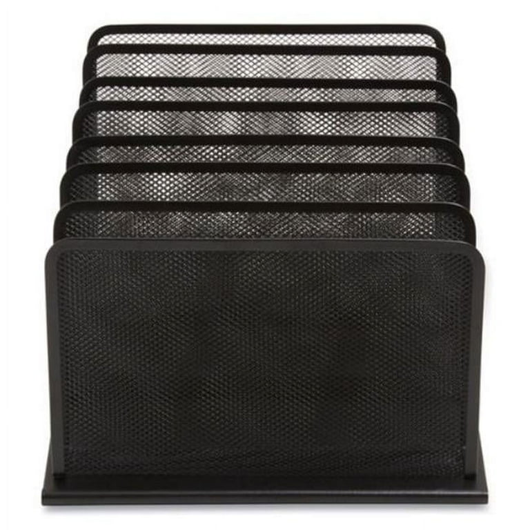 Wire Mesh Incline Sorter, Open Design, 5 Sections, Letter-Size, 7.72 x 11.65 x 10.83, Matte Black Wire Mesh Incline Sorter, Open Design, 5 Sections, Letter-Size, 7.72 x 11.65 x 10.83, Matte Black