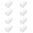 thumbnail image 1 of Wire Mesh Magnetic Storage Basket, Trash Caddy, Container, Desk Tray, Office Supply Accessory Organizer White 8 pack, 1 of 7